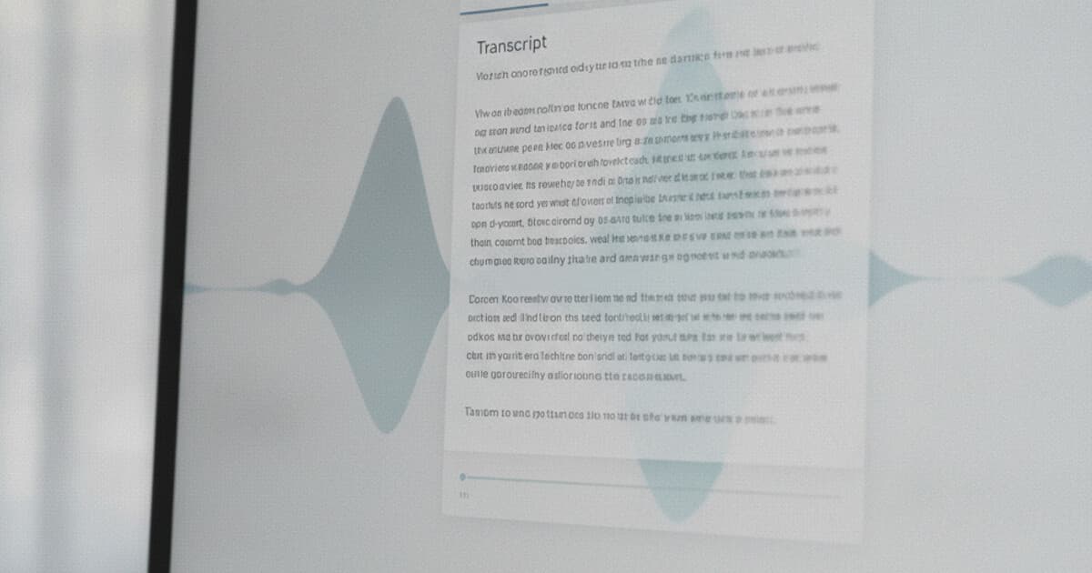 Simplecast podcast dashboard showing a transcript tab for an episode