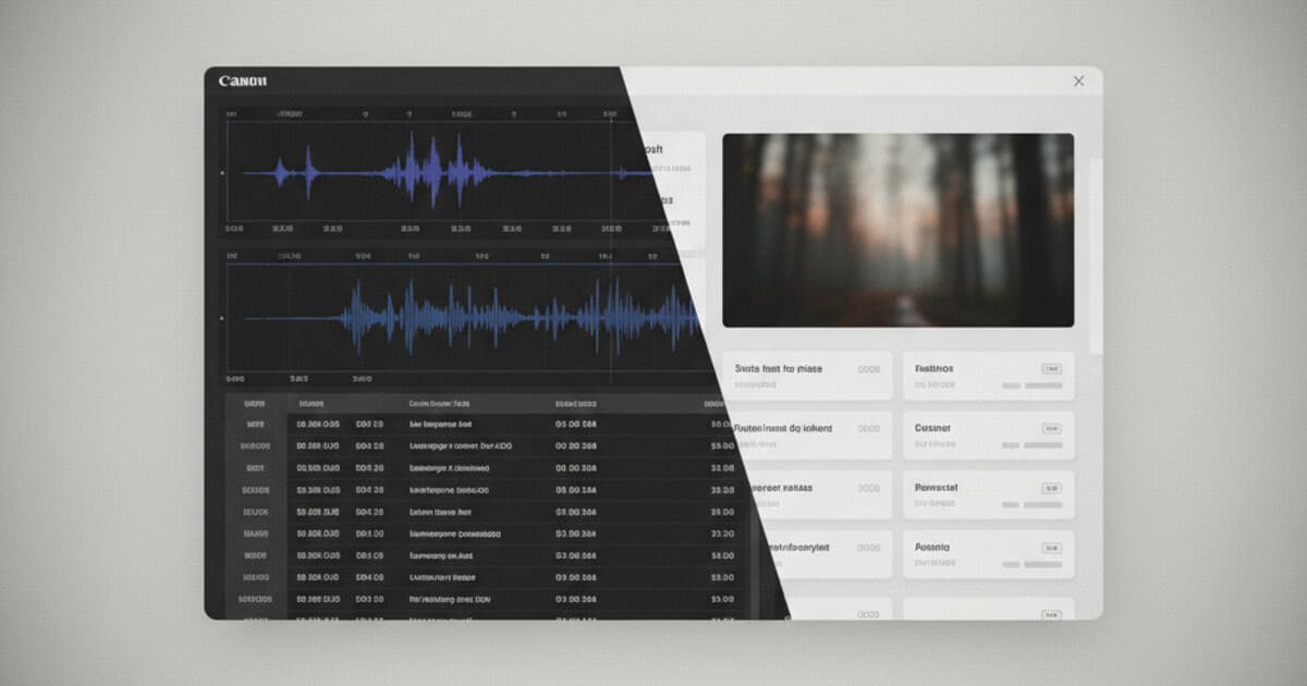 Side-by-side comparison of desktop and browser subtitle editors showing SRT file editing interfaces
